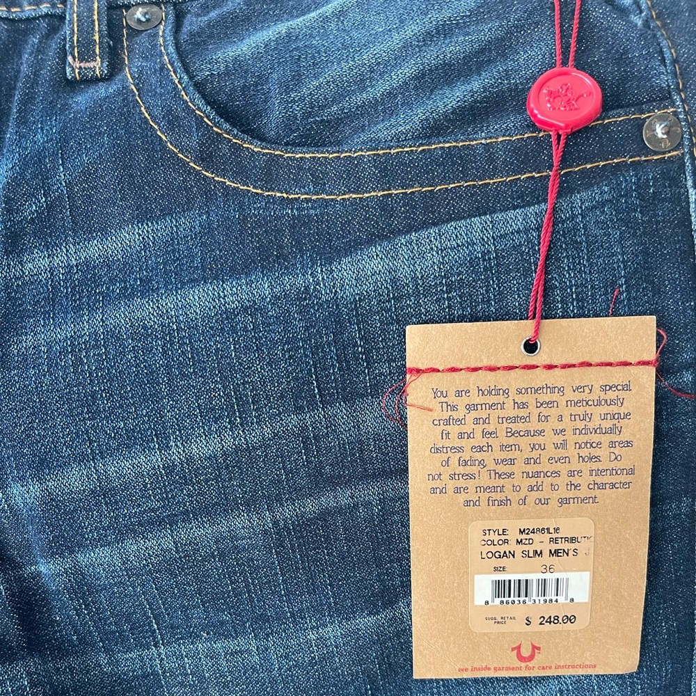 AUTHENTIC TRUE RELIGION DENIM JEANS - Picture 4 of 5